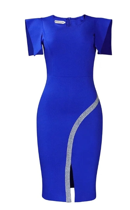 LADIES TIGHT SLIT DRESS