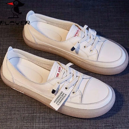 LADIES ROUND TOE SLIP ON SNEAKERS