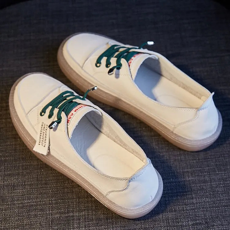 LADIES ROUND TOE SLIP ON SNEAKERS