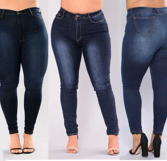 LADIES CASUAL STRAIGHT JEANS