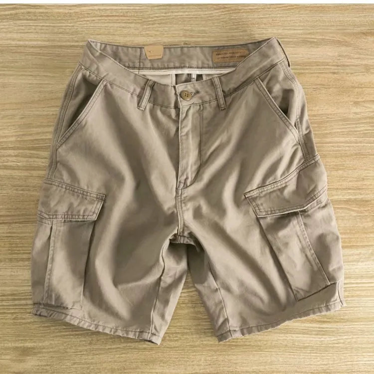 MEN'S SPORT PLUS SIZE STRIAGHT CARGO SHORTS