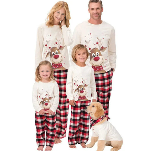 CHRISMAS CARTOON PATTERN FAMILY MATCHING DAD PAJAMAS  SET