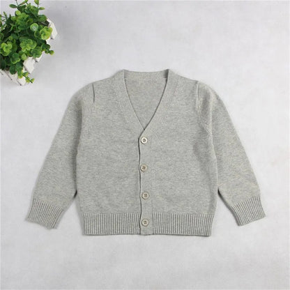 UNISEX V-NECK KNITTED OUTERWEAR