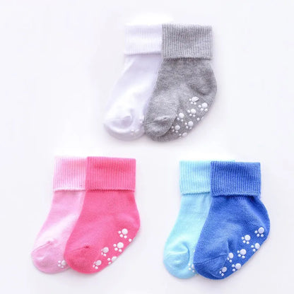 KIDS FOOT PATTERN COTTON SOCKS