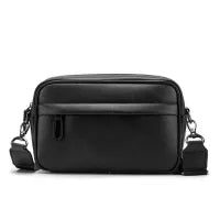 MEN'S PLAID PRINT CROSSBODY BAG