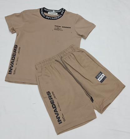 BOY'S CASUAL WEAR 2PCS SET (22KY0128B)