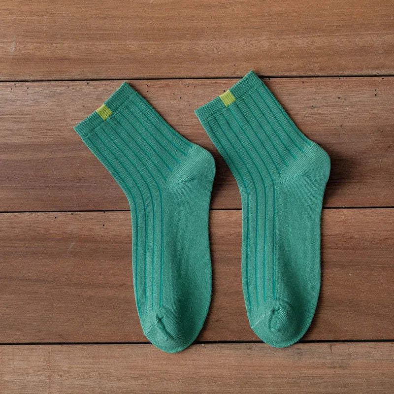 MEN'S PATCHWORK CLOTH BREATHABLE SOCKS