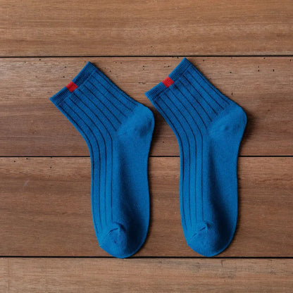 MEN'S PATCHWORK CLOTH BREATHABLE SOCKS