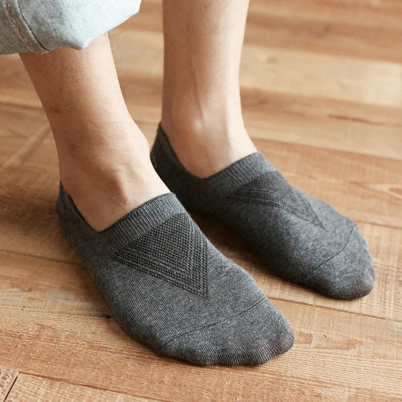 MEN'S COTTON MESH CASUAL LOW SOCKS