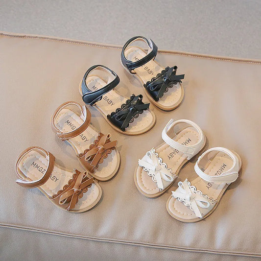 GIRL'S BOWKNOT PRINCESS SANDALS