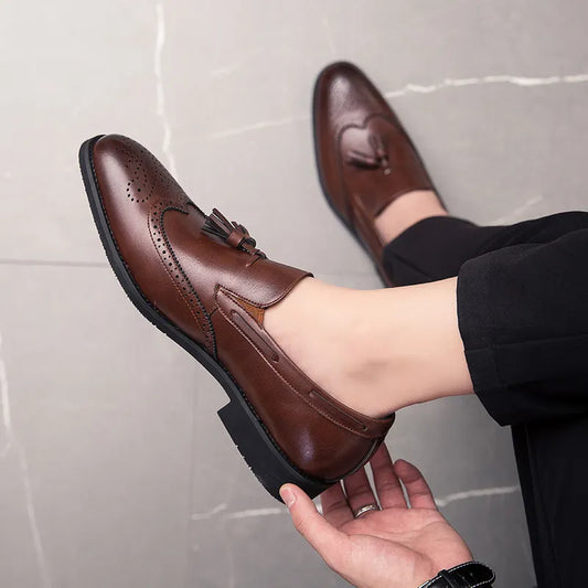 MEN'S BRITISH STYLE LEATHER SHOES