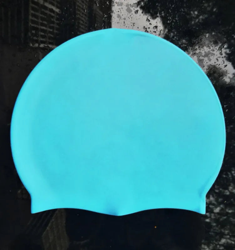 MULTICOLOR SILICONE SWIMMING CAP