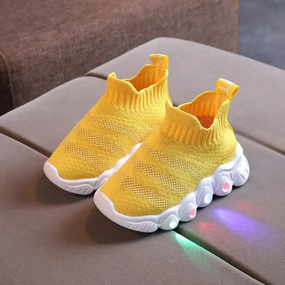 KIDS COLOURFUL LIGHT SOFT SNEAKERS