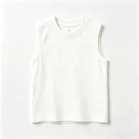 KIDS SIMPLE ANTIBACTERIAL COTTON TANK TOP SHIRTS
