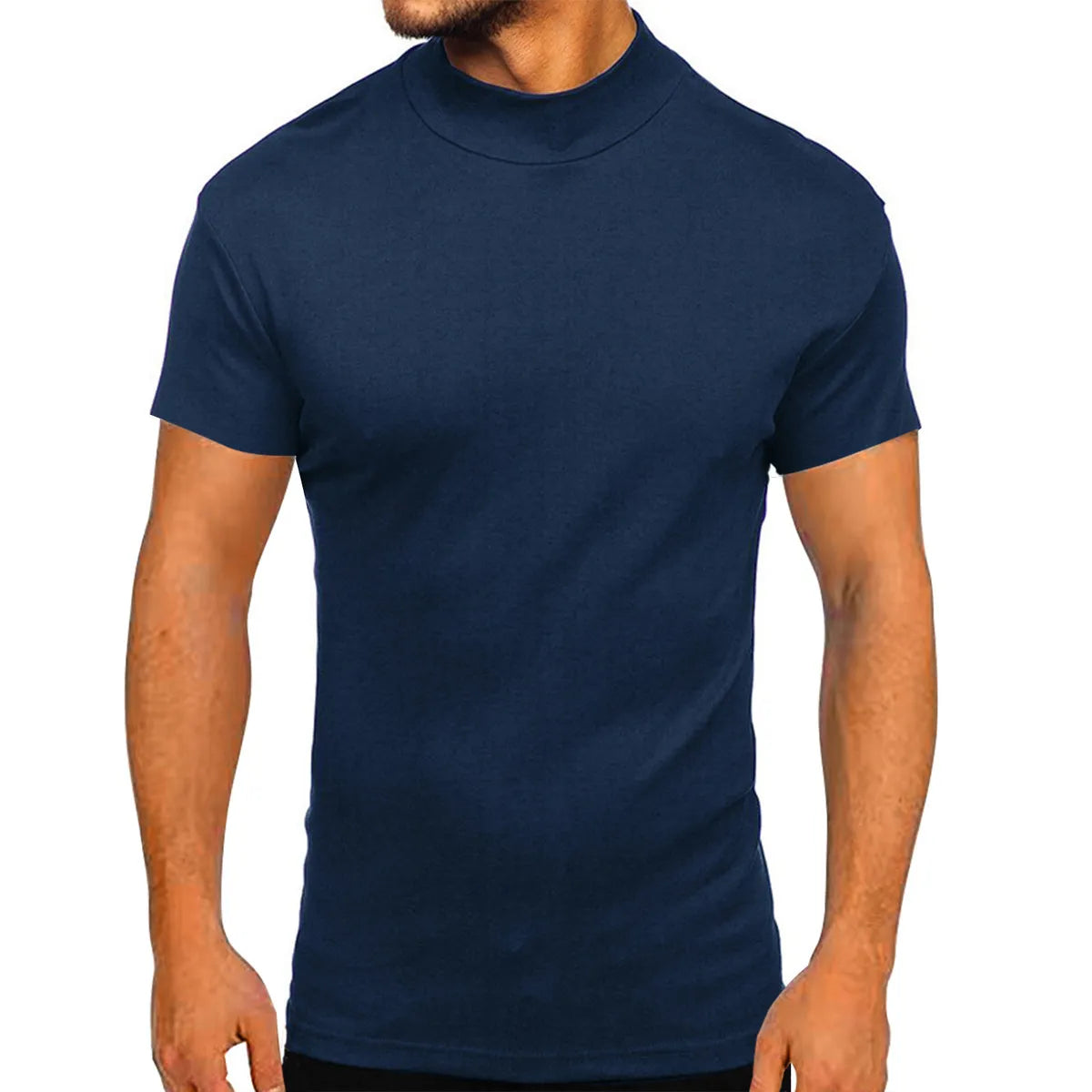 MEN'S TURTLE NECK T-SHIRT