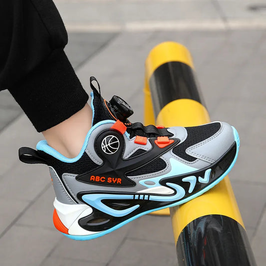 BOY'S THICK-SOLED SPORTS SNEAKERS