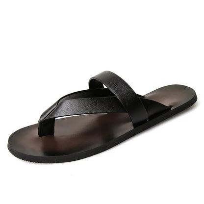 MEN’S LEATHER SLIPPERS