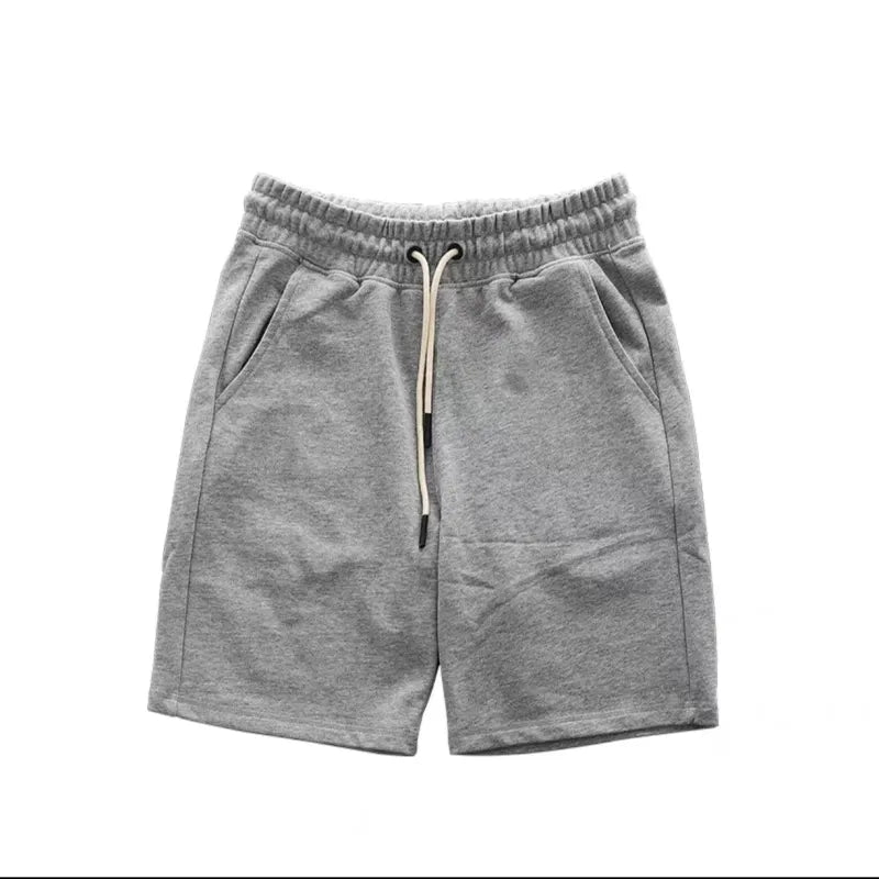 MEN'S FASHION SOLID DRAWSTRING SHORTS