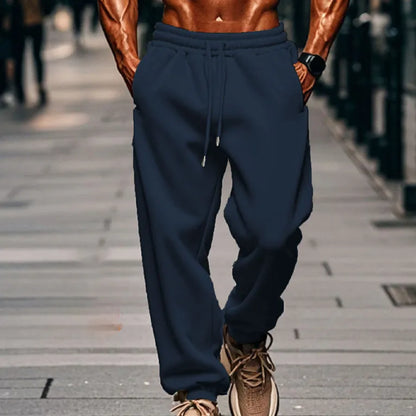 MEN'S CASUAL AUTUMN AND WINTER FLEECE PANTS
