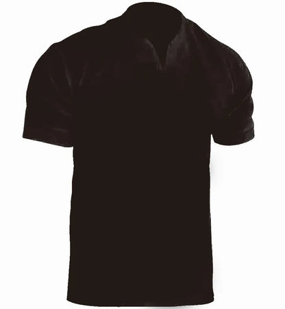 MEN'S PLUS SIZE SOLID V-NECK T-SHIRT