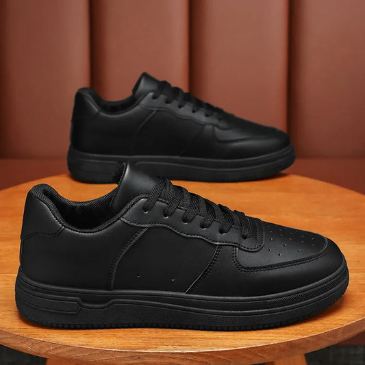 MEN'S LEISURE SPORTS LACE-UP SOLED SNEAKERS