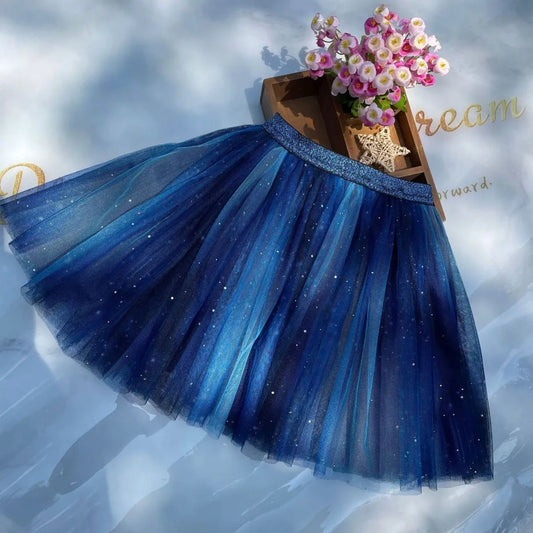 GIRL'S FASHIONABLE MESH  TUTU SKIRT