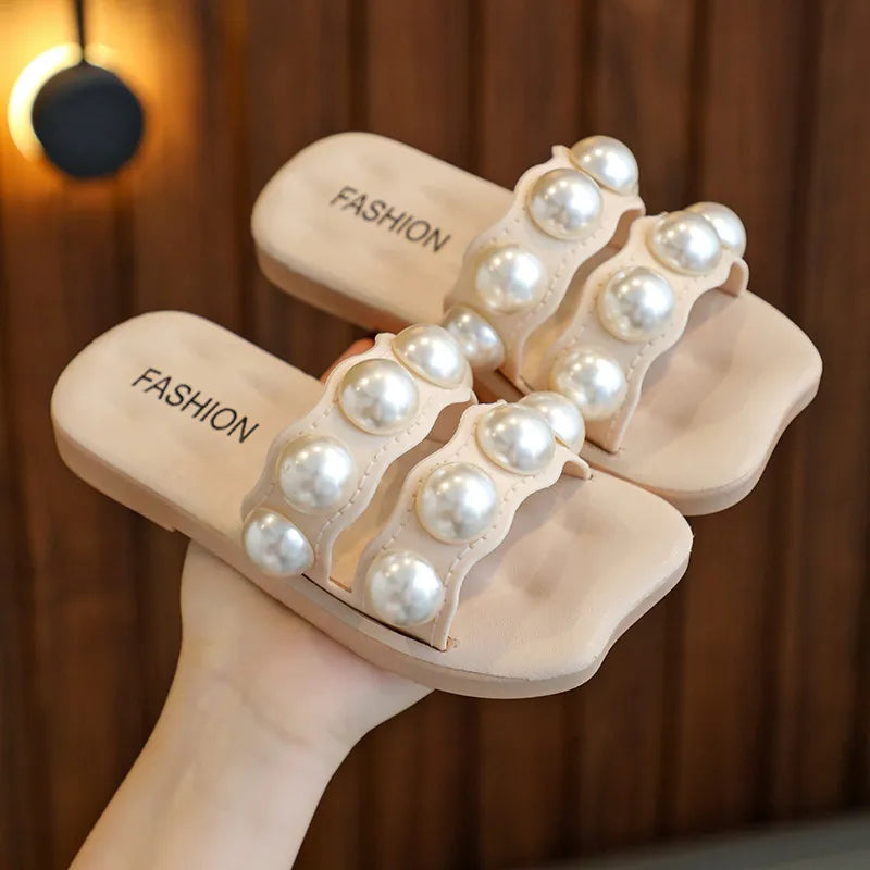 GIRL'S TODDLERS NON-SLIP SLIPPERS
