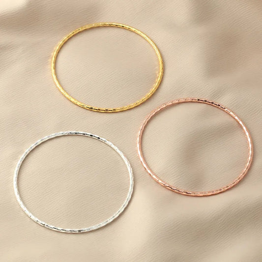 LADIES THREE-COLOUR ALLOY BRACELET SET