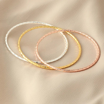 LADIES THREE-COLOUR ALLOY BRACELET SET