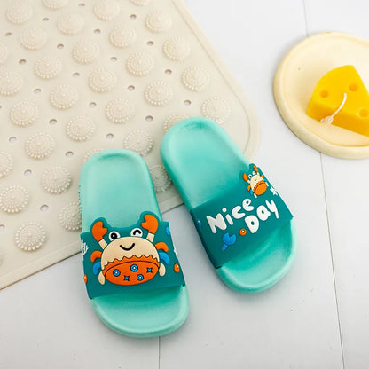 KIDS CARTOON HOME SLIPPERS