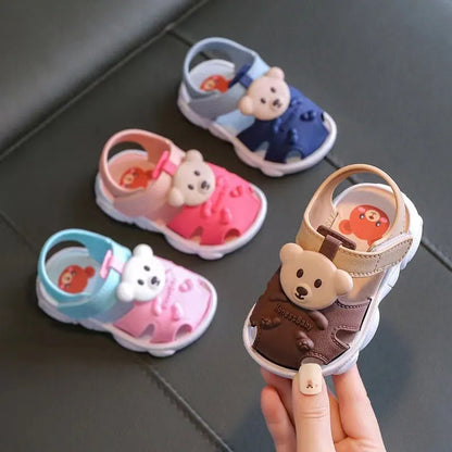 KIDS CARTOON BEAR SANDAL SHOES