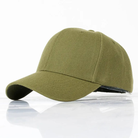 MEN'S SOLID SUNSHADE ACRYLIC BASEBALL CAP