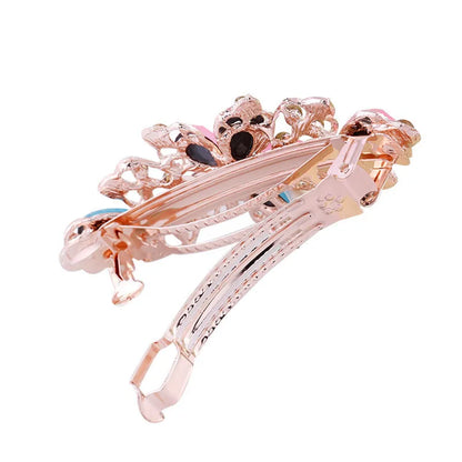 LADIES TEMPERAMENT CRYSTAL RHINESTONE ALLOY BOBBY PINS