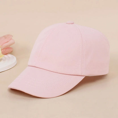 KIDS FASHION SOLID BASEBALL CAP