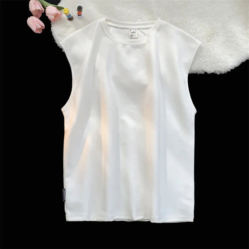 MEN'S CASUAL SOLID SLIM SUEDE VEST