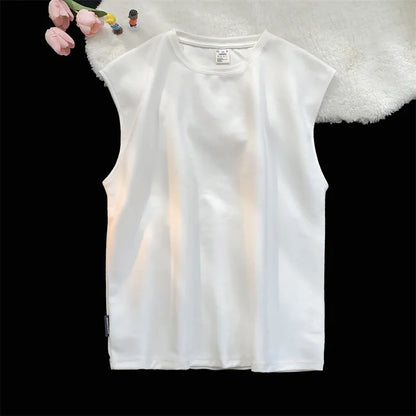 MEN'S CASUAL SOLID SLIM SUEDE VEST