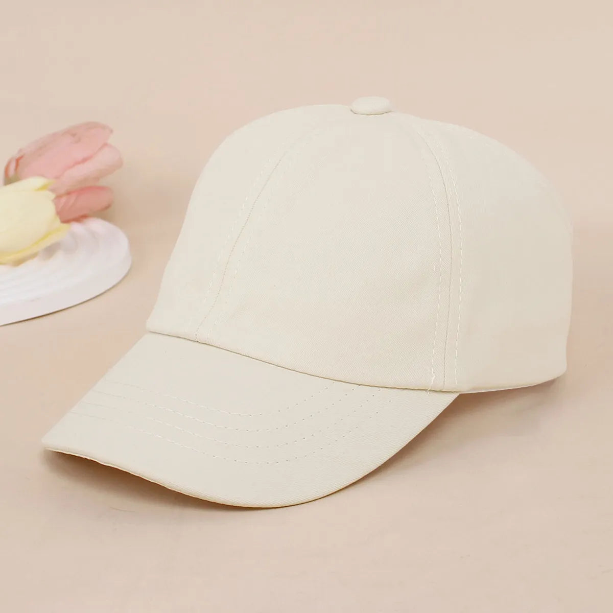 KIDS FASHION SOLID BASEBALL CAP