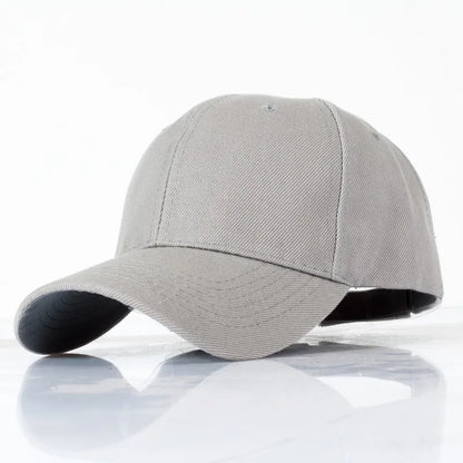 MEN'S SOLID SUNSHADE ACRYLIC BASEBALL CAP