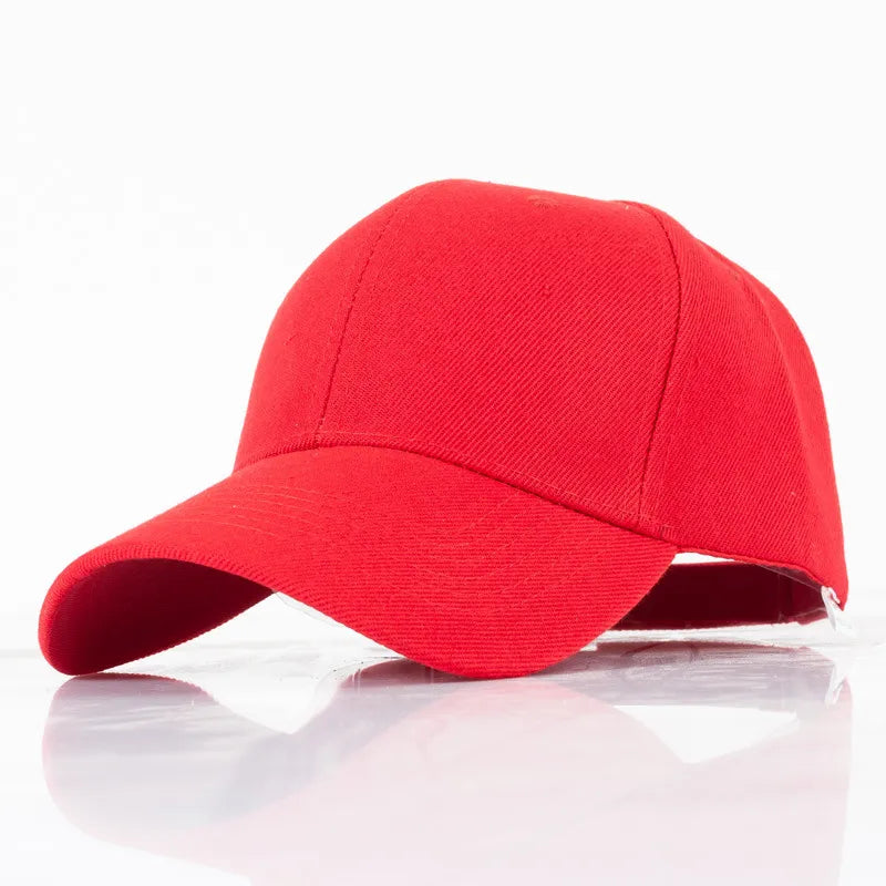 MEN'S SOLID SUNSHADE ACRYLIC BASEBALL CAP