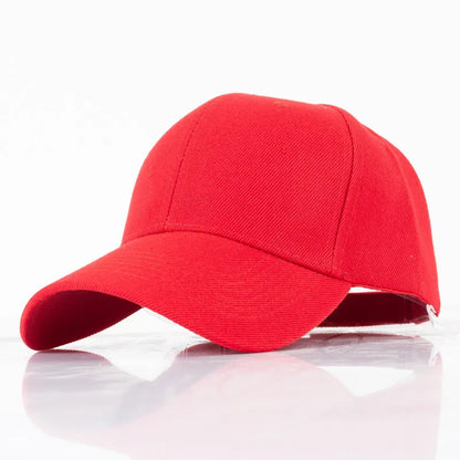 MEN'S SOLID SUNSHADE ACRYLIC BASEBALL CAP