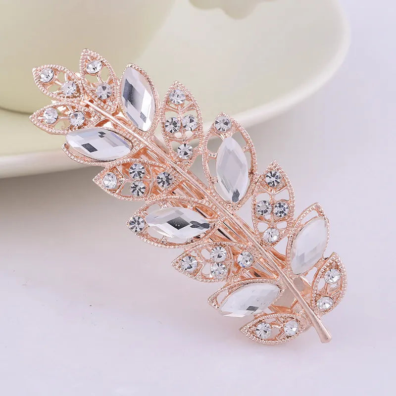 LADIES TEMPERAMENT CRYSTAL RHINESTONE ALLOY BOBBY PINS