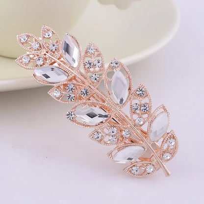 LADIES TEMPERAMENT CRYSTAL RHINESTONE ALLOY BOBBY PINS