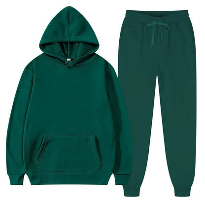 MEN'S AUTUMN LEISURE SPORTS HOODIES 2PCS SET