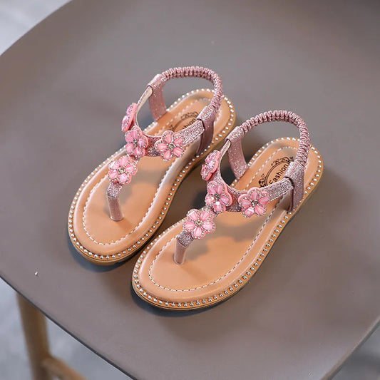 GIRL'S TODDLERS FLORAL SANDALS