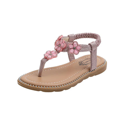 GIRL'S TODDLERS FLORAL SANDALS