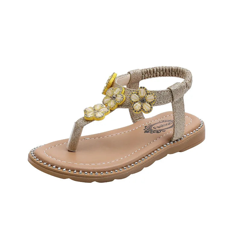 GIRL'S TODDLERS FLORAL SANDALS