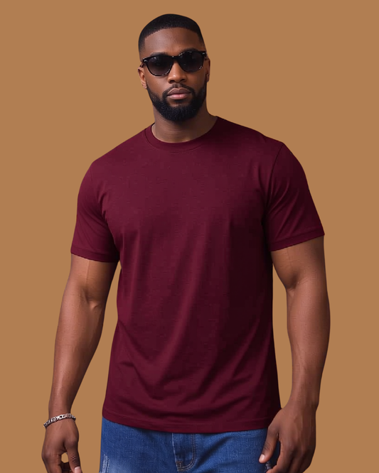 Maroon t-shirt