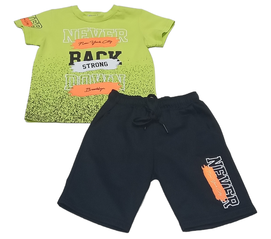 BOY'S CASUAL WEAR 2 PCS SET (21KY23379A)