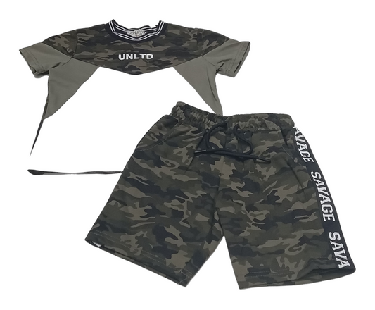 BOY'S CASUAL WEAR 2PCS SET (22KY0149B)