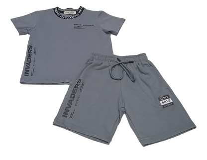 BOY'S CASUAL WEAR 2PCS SET (22KY0128B)